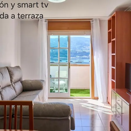 アパート Atico A Tella Moaña